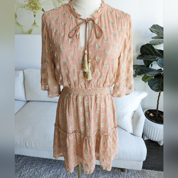 Raga Kenna Metallic-Dot Dress - Picture 8 of 9